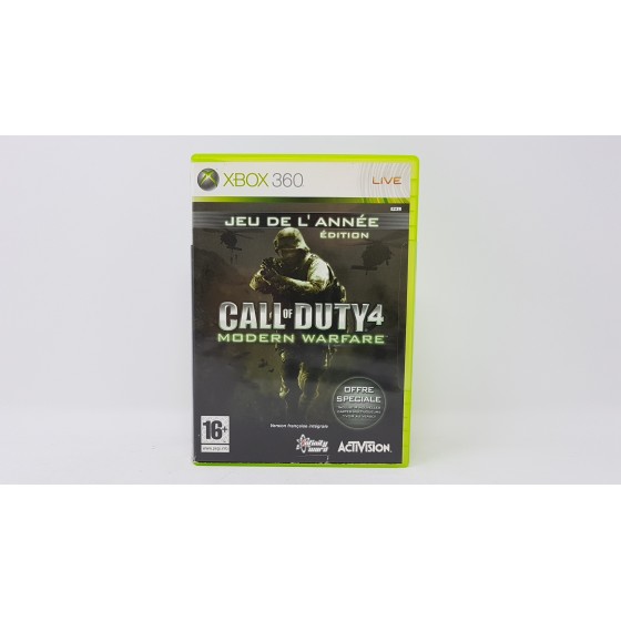 Call of Duty 4 : Modern Warfare   édition jeu de l'année  xbox 360