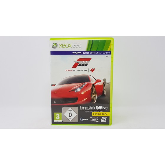 Forza Motorsport  4 xbox 360 Essentials edition bundle copy  (compatible KINECK)