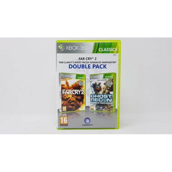 FAR CRY 2 + TOM CLANCY'S GHOST RECON  ADVANCED WARFIGHTER XBOX 360  classics best sellers double pack