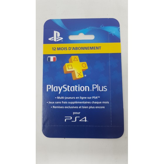 Carte prépayée PSN PLAYSTATION PLUS abonnement 12 mois PS4/PS3/PSP VITA