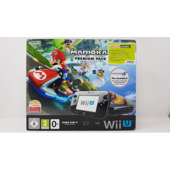 Console Nintendo Wii U (32 Go) Noire - Premium Pack Mario Kart 8