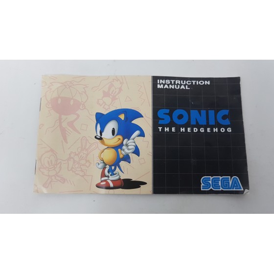 notice Sonic the Hedgehog Sega Megadrive
