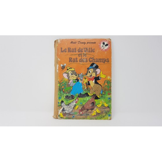 disney  LE RAT DE VILLE ET LE RAT DES CHAMPS  Mickey Club du livre