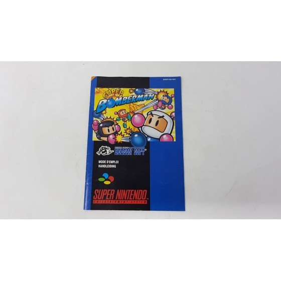 NOTICES /MANUELS     Super Nintendo   Super Bomberman