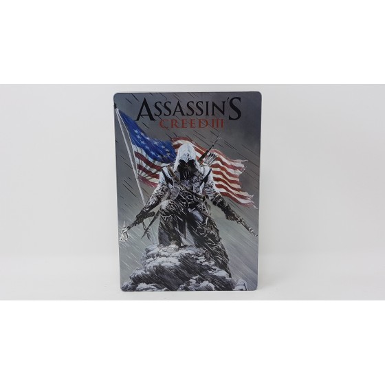 Steelbook  Boîtier édition Limitée  Assassin's Creed III (Boite en métal seul)
