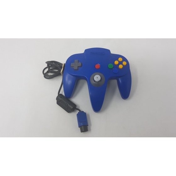 Manette officiel bleu Nintendo 64