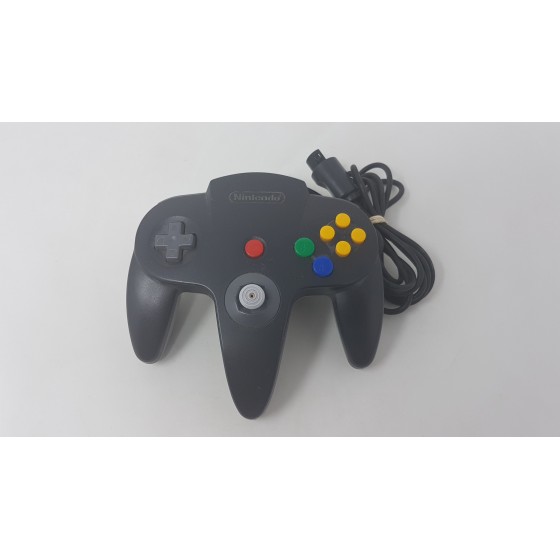 Manette officiel  noir/gris Nintendo 64