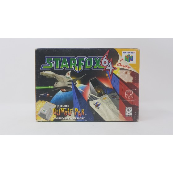 Star Fox 64 includes Rumble...