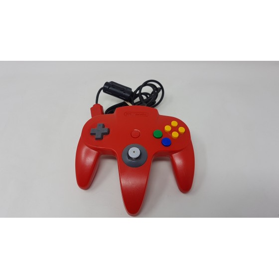 Manette officiel rouge Nintendo 64