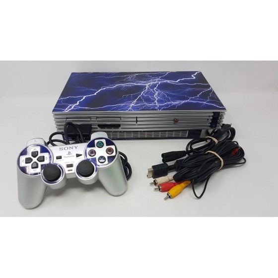 Console Silver Playstation 2
