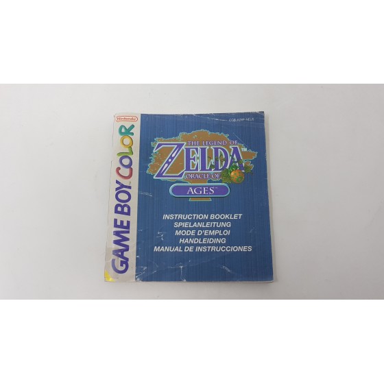 NOTICES /MANUELS    nintendo Game Boy Color The Legend of Zelda Oracle of Ages