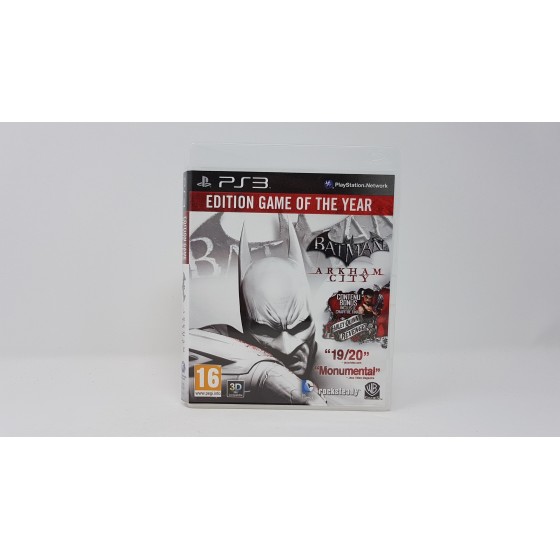 Batman Arkham City ps3  Edition Game Of The Year