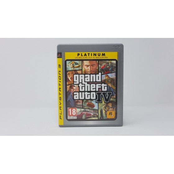 Grand Theft Auto IV PS3 platinum