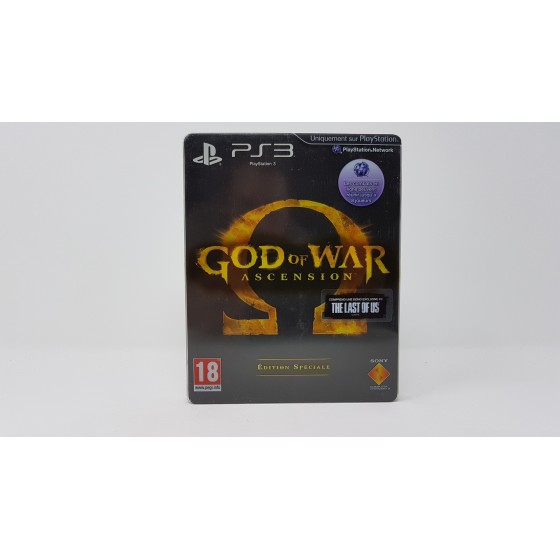 god of war ascension édition  steelbook ps3