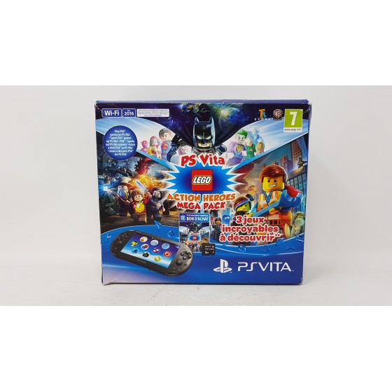 Console Playstation Vita + Lego Mega Pack + Carte Mémoire 8 Go