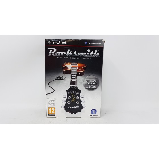 Rocksmith authentic guitar games BOX + Câble  ps3