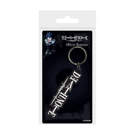 Porte-clés Death Note  caoutchouc  Logo 6 cm
