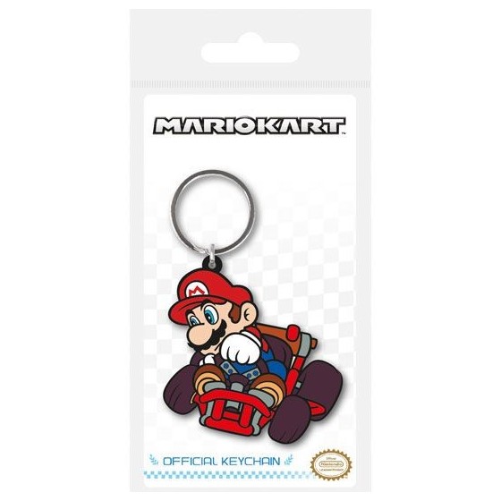 Porte-clés Mario Kart  caoutchouc Drift 6 cm