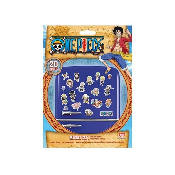 One Piece pack aimants Chibi Aimants One Piece