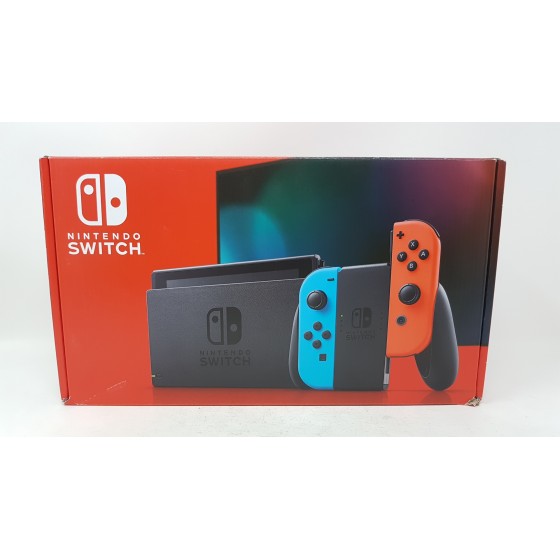 Console Nintendo Switch  avec Joy-Con Néon Rouge et Bleu (En Boite)