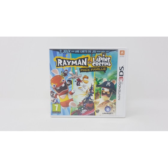 Rayman et Les Lapins Crétins - Pack Famille  nintendo 3ds