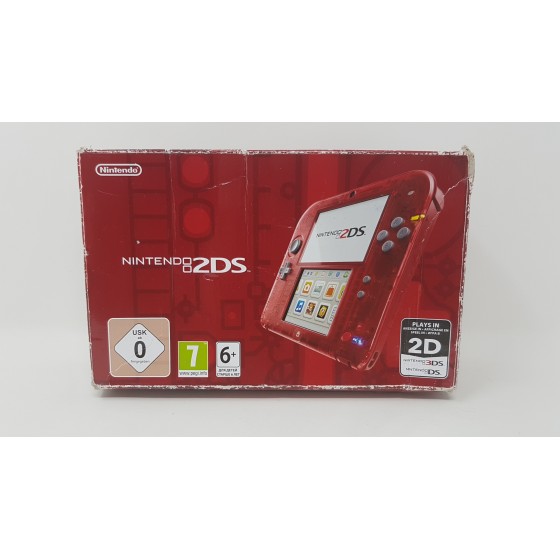 Console Nintendo 2DS Rouge Transparent