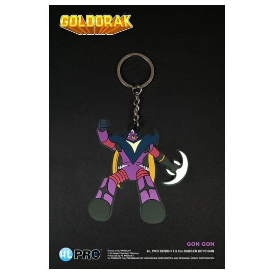 Goldorak porte-clés caoutchouc Gon Gon 7 cm Porte-clés Goldorak