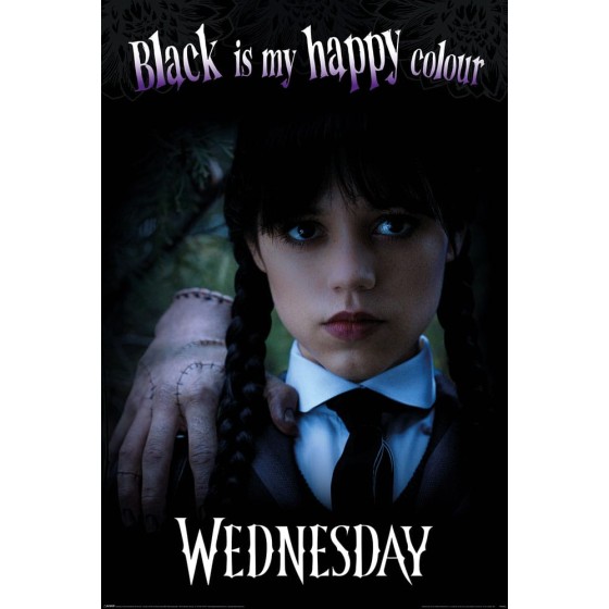 poster Wednesday Happy Colour