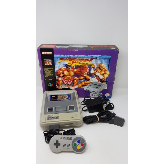 Console Super Nintendo + jeu Street Fighter II Turbo